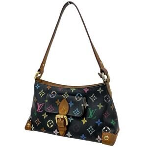 Louis Vuitton Eliza Shoulder Bag Handbag Noir Black Multicolor